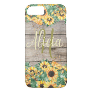 Yellow Sunflower Name iPhone 8/7 Case
