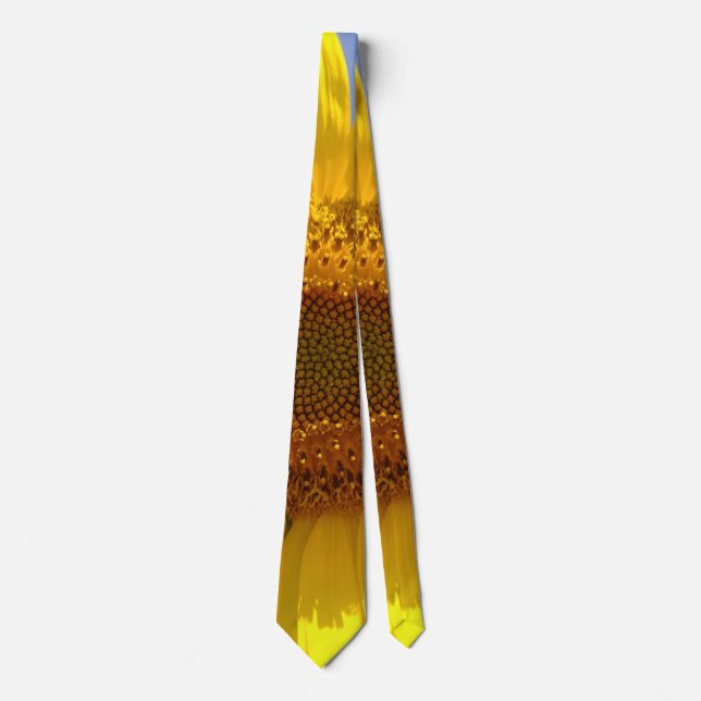 Yellow Sunflower Neck Tie (Front)