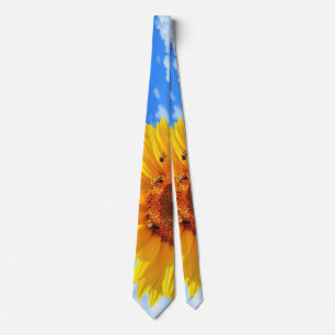 Yellow Sunflower Neck Tie