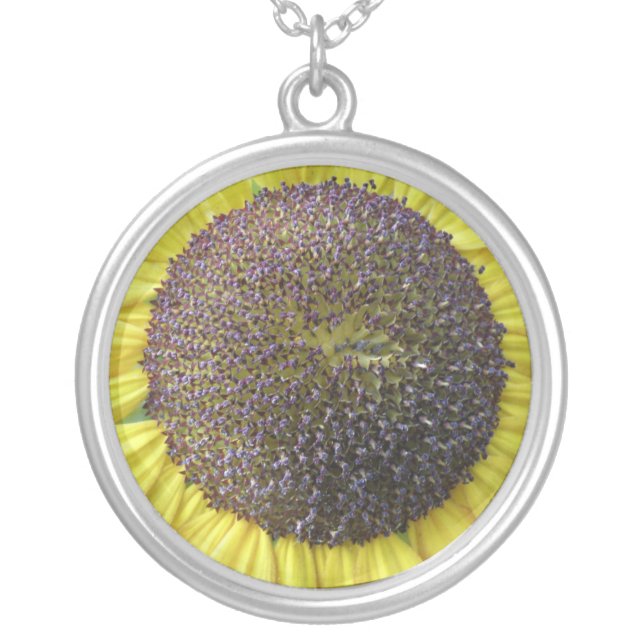 Yellow Sunflower Necklace (Front)