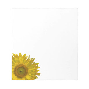 Yellow Sunflower Notepad