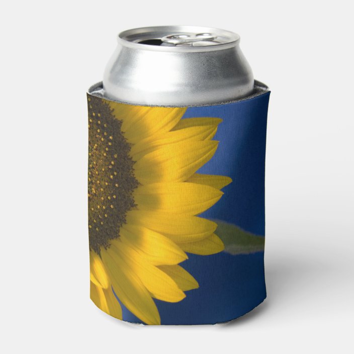 sunflower wedding koozies