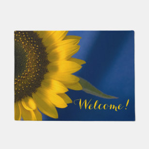 11095 Magnet Works Bandana Sunflowers Designer Doormat MatMates 