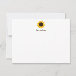 sunshine notes sunflower blank cards stationery set letter writing best friend birthday gift for her pen pal gifts flower notecards