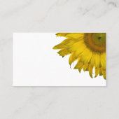 Yellow Sunflower Quinceanera Place Card (Back)