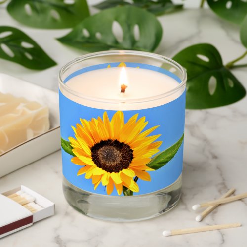 Yellow Sunflower Scented Candle