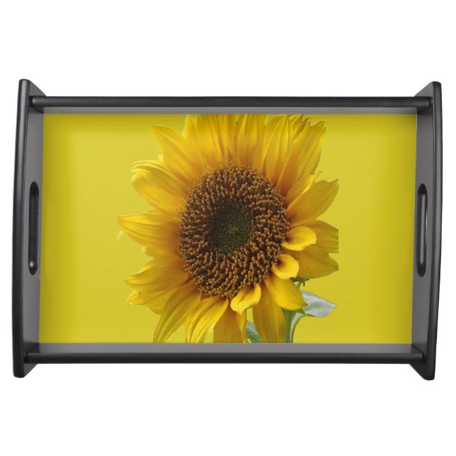Yellow sunflower serVing tray (Front)
