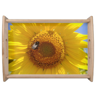 Yellow Sunflower Serving Tray