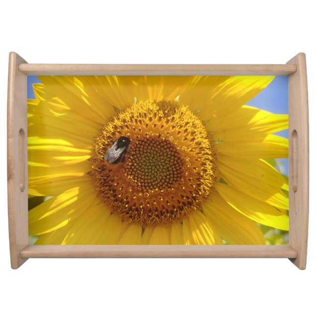 Yellow Sunflower Serving Tray (Front)