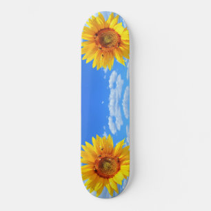Yellow Sunflower Skateboard