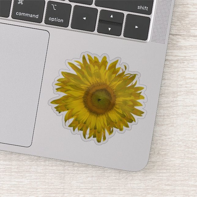 Yellow Sunflower Sticker (Detail)