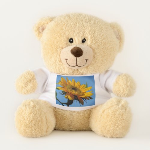 Yellow Sunflower Teddy Bear