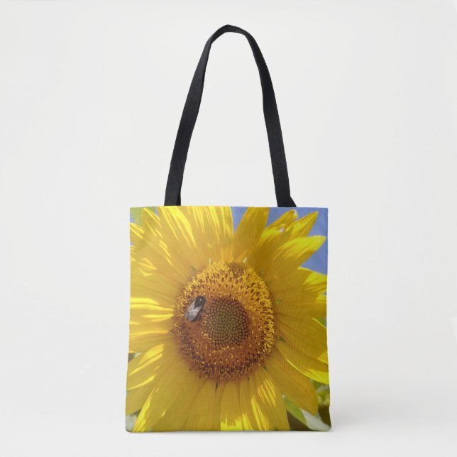 Yellow Sunflower Tote Bag (Front)