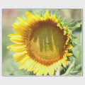 Yellow Sumer Paper Yellow sunflower wrapping paper | Zazzle
