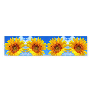 Yellow Sunflowers and Bees Napkin Bands