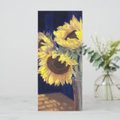 Yellow Sunflowers Bookmark (Standing Front)