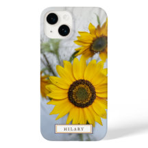 Yellow Sunflowers Custom iPhone Case