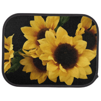 Yellow Sunflowers Floor Mats
