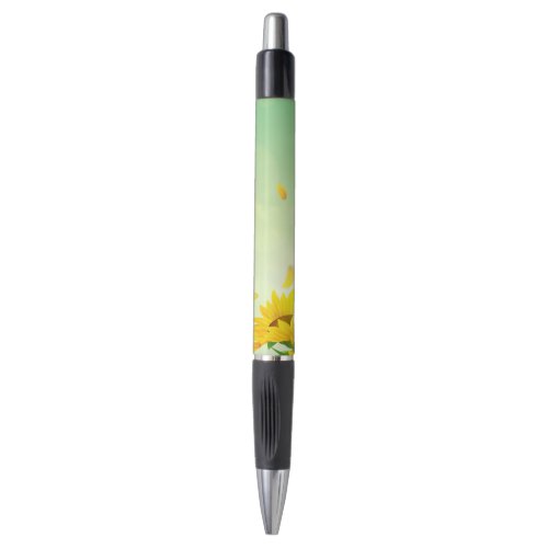 Yellow Sunflowers Flowers Spring Floral Beautiful Pen