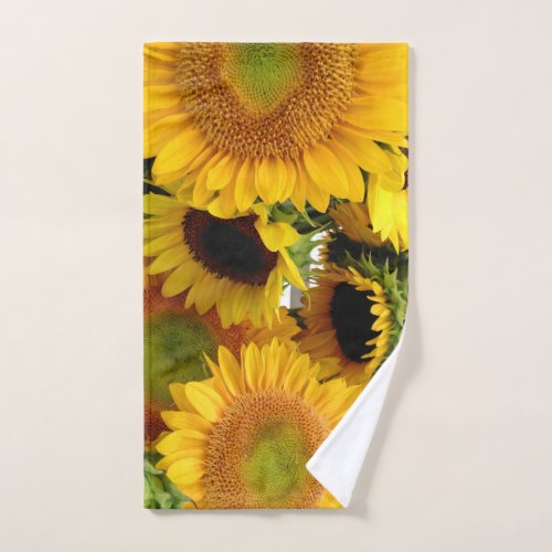 Yellow Sunflowers Fresh from the Farmers Market Hand Towel