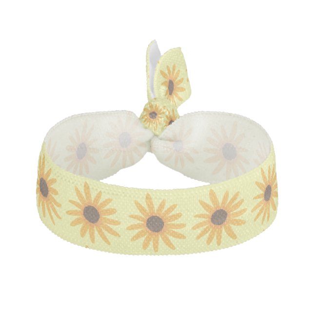 Yellow Sunflowers Hair Ties (Front)