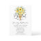 Yellow Sunflowers Ice Cream Cone Bridal Shower  In