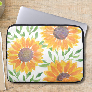 Yellow Sunflowers Laptop Sleeve