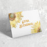 Yellow Sunflowers Litha Summer Solstice Blessing Card