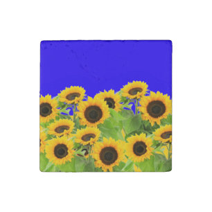 Yellow Sunflowers Magnet