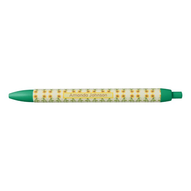 Yellow sunflowers  pen (Front)
