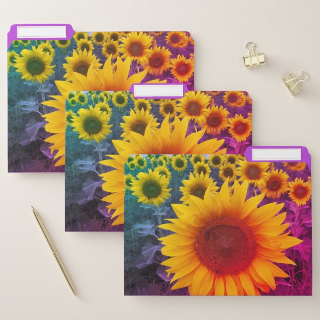 Yellow Sunflowers Photography To Do  File Folder (Set)