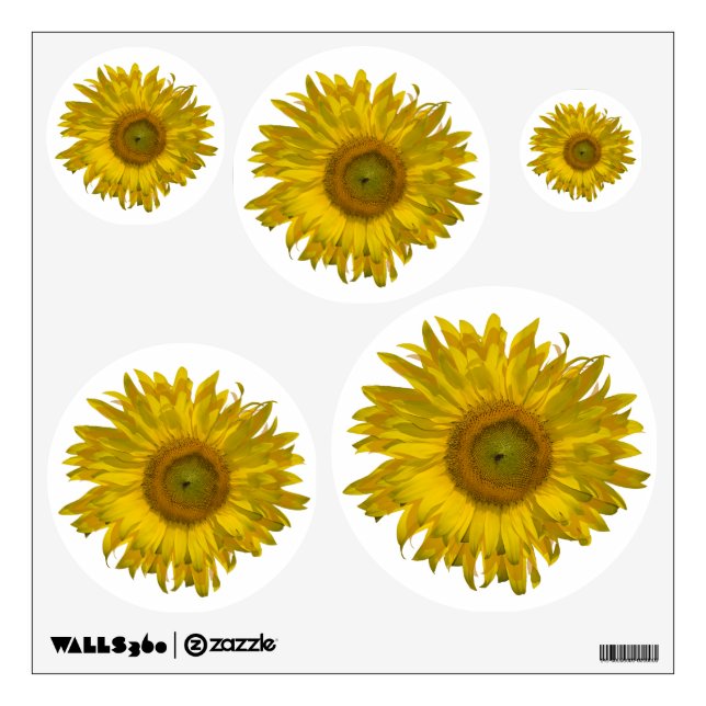 Yellow Sunflowers  Wall Decal (Front)