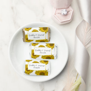 Yellow Sunflowers Wedding Favor