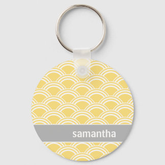 Yellow Sunrise Keychain