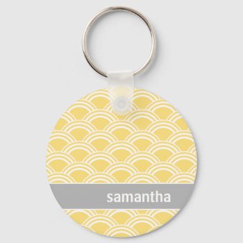 Yellow Sunrise Keychain by snowfinch at Zazzle