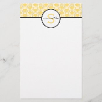 Yellow Sunrise Stationery by snowfinch at Zazzle