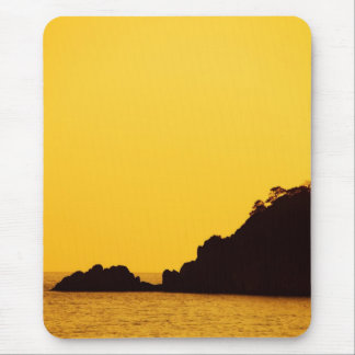 yellow sunset mousepad