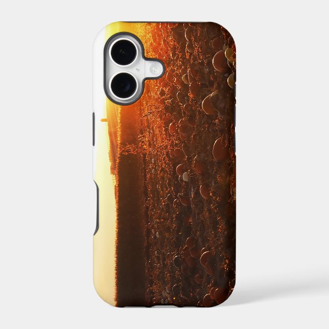 Yellow Sunset Pumpkin Patch  Iphone Case (Back)