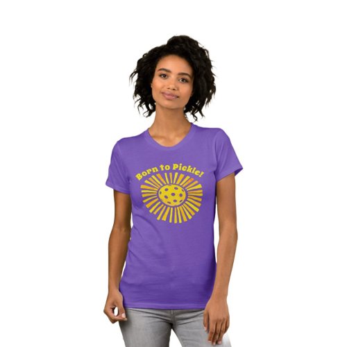 Yellow Sunshine Pickleball T_Shirt