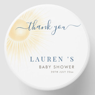 Yellow Sunshine Son Baby Shower Keepsake Favors Mini Candle Favors