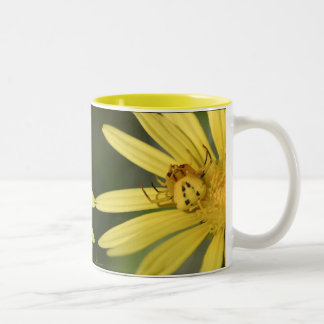 Yellow Surprise Two-Tone Coffee Mug
