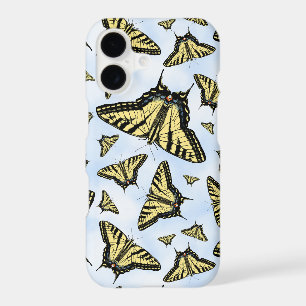 Yellow Swallowtail Butterflies Blue Sky iPhone 17 Case