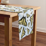 Yellow Swallowtail Butterflies Blue Sky Medium Table Runner