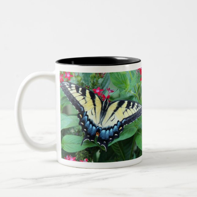 Yellow Swallowtail Butterfly Mug (Left)