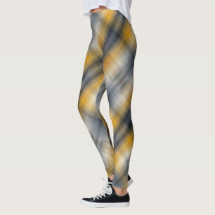 yellow swirl  leggings