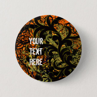 Yellow Swirls Button
