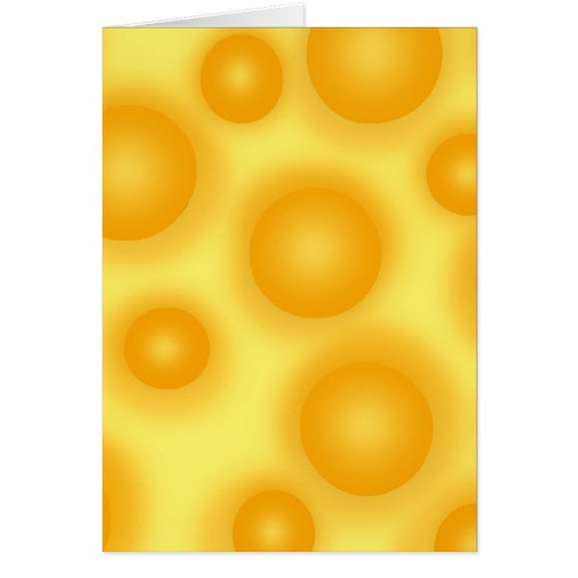 Yellow Swiss Cheese Cards (Front)
