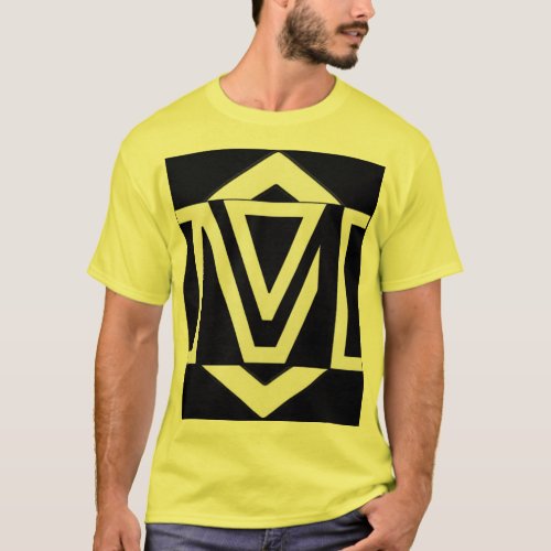 Yellow t_shirt for men stylish 