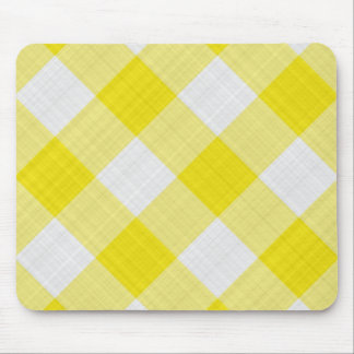 yellow table cloth mouse pad