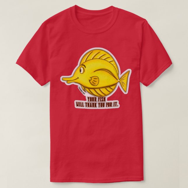 yellow tang 2 T-Shirt (Design Front)